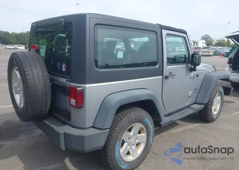 2013 Jeep Wrangler Sport из США, поврежденный, VIN 1C4AJWAG7DL604116